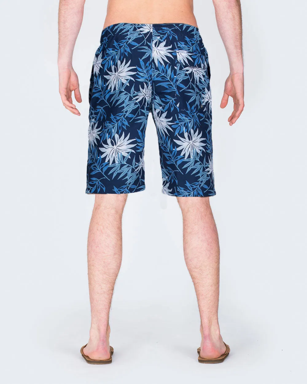 2t Tall Leaf Swim Shorts (navy)