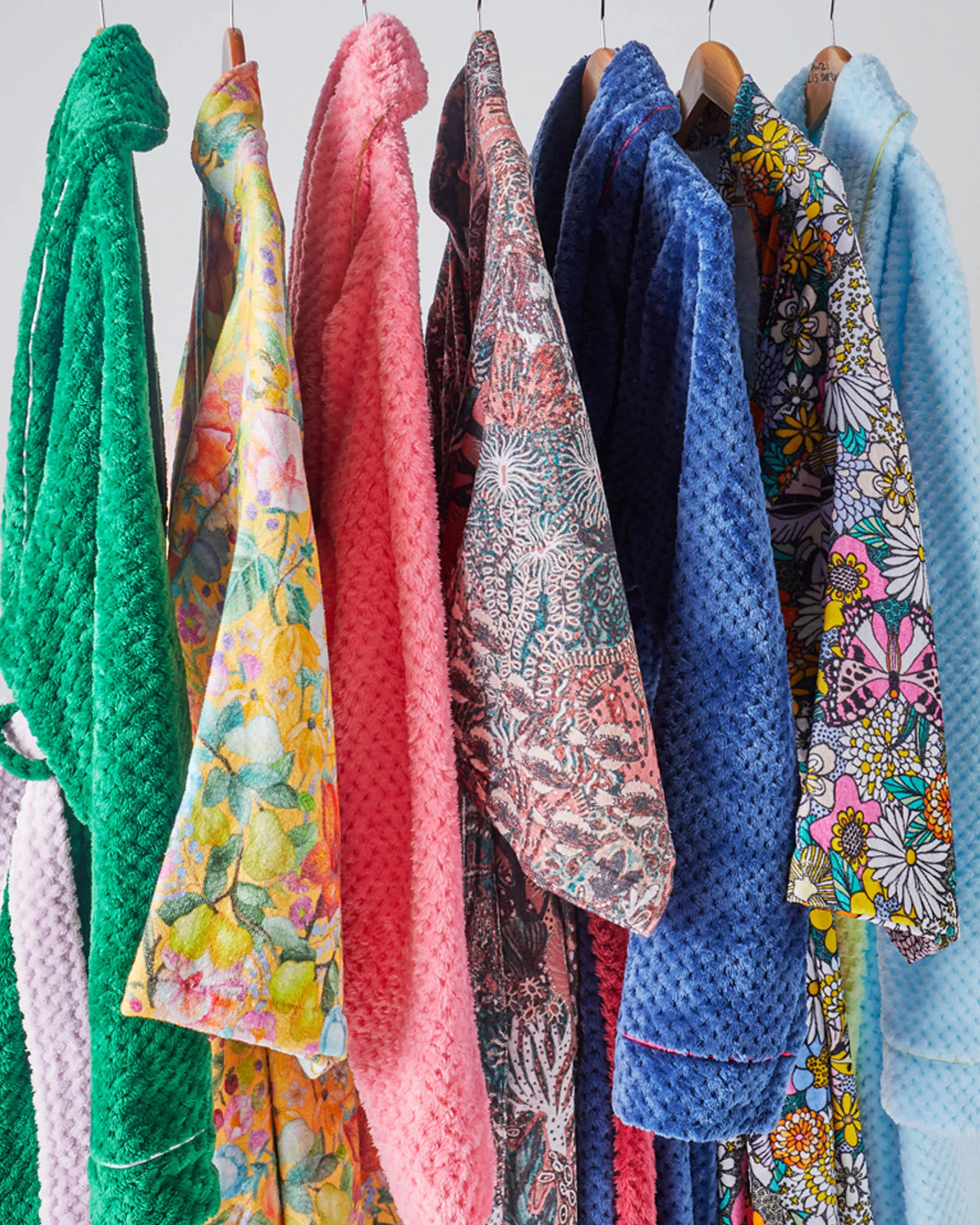 Abundance Marigold Printed Terry Bath Robe