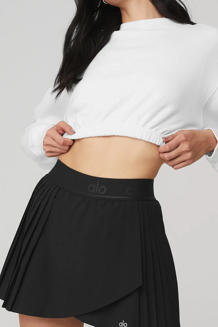 Aces Tennis Skirt In Black