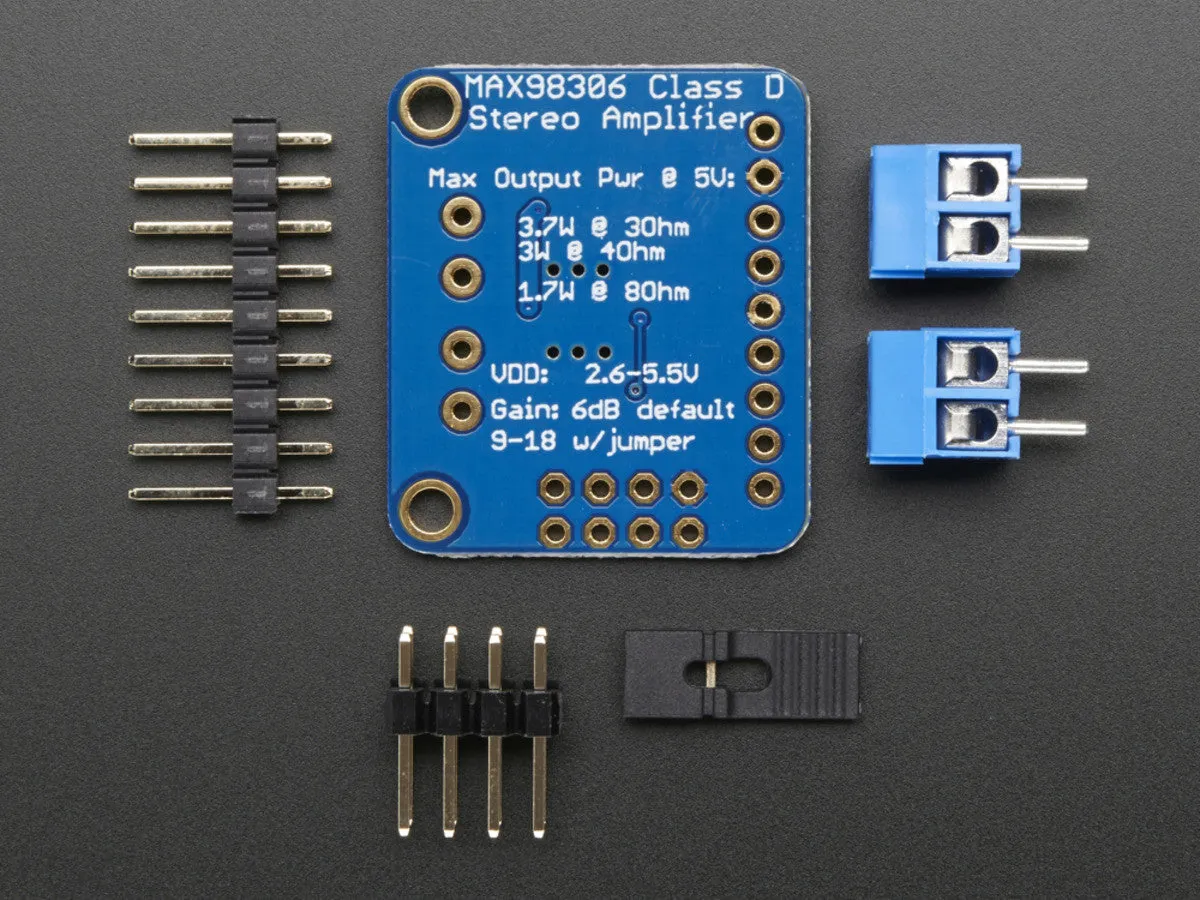 Adafruit Stereo 3.7W Class D Audio Amplifier