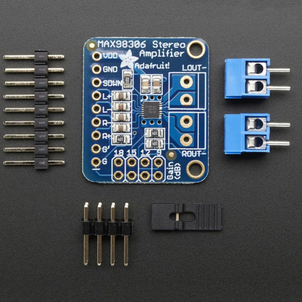 Adafruit Stereo 3.7W Class D Audio Amplifier