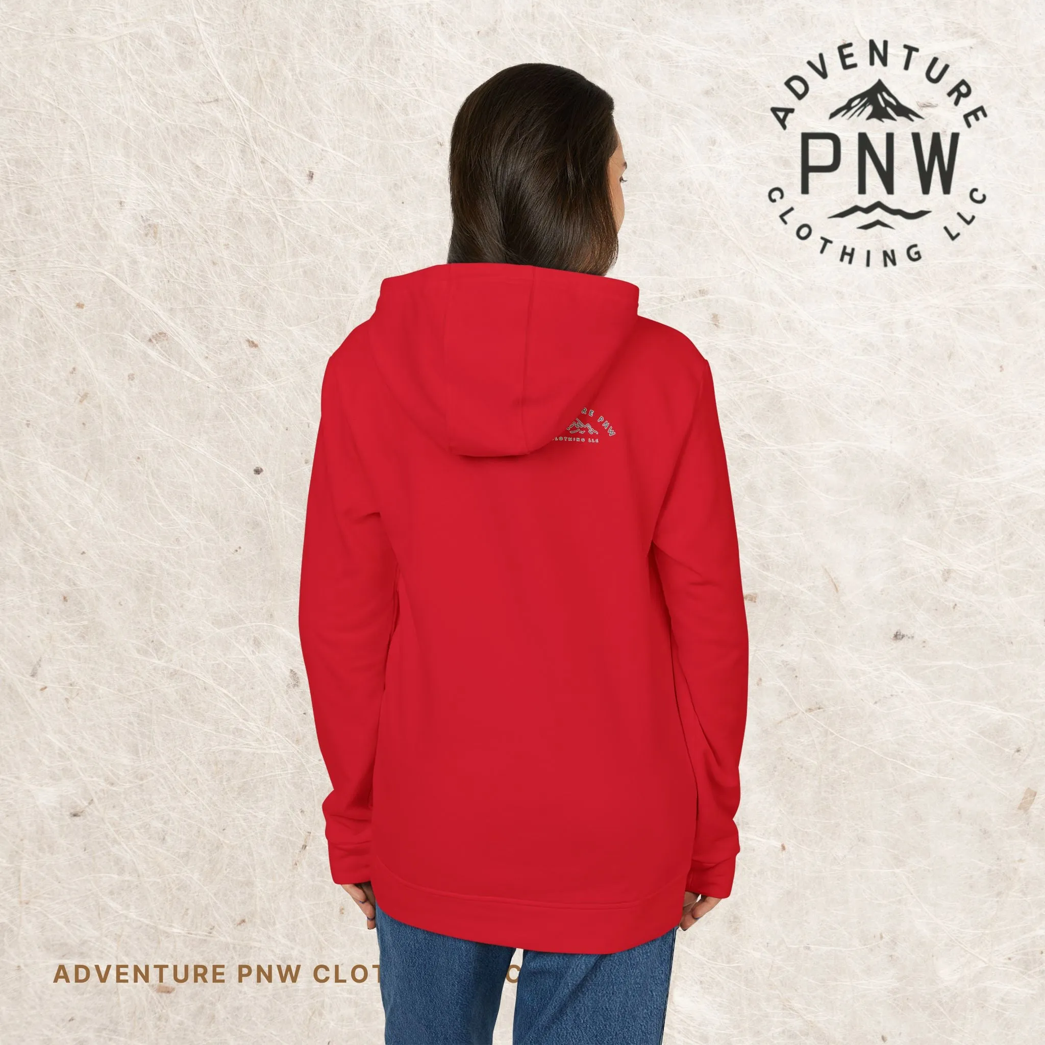 Adidas® Eco-Friendly Fleece Hoodie | Custom Comfy Adventure Mountains