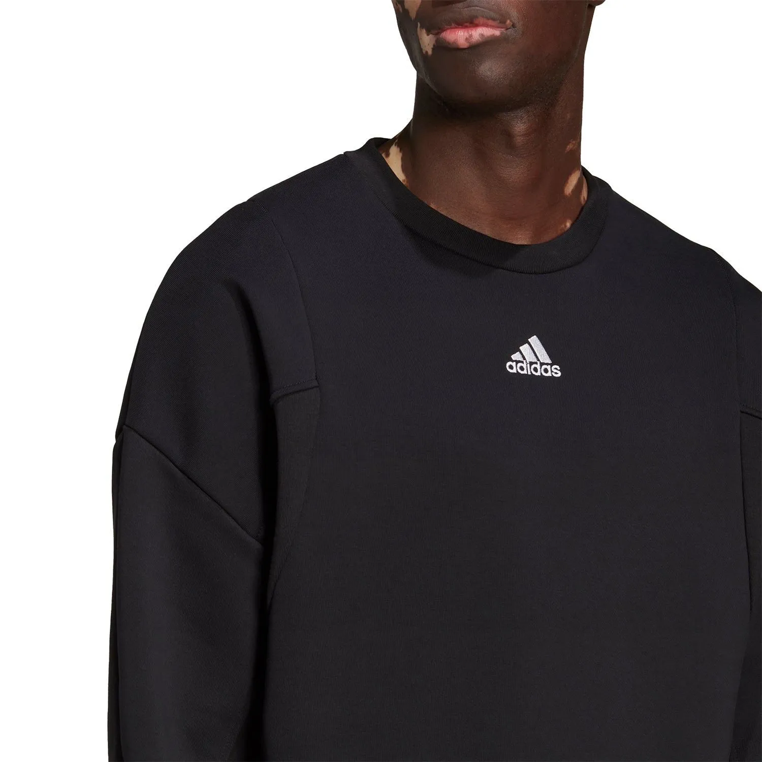 adidas Studio Lounge Fleece Sweater - Black