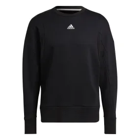 adidas Studio Lounge Fleece Sweater - Black