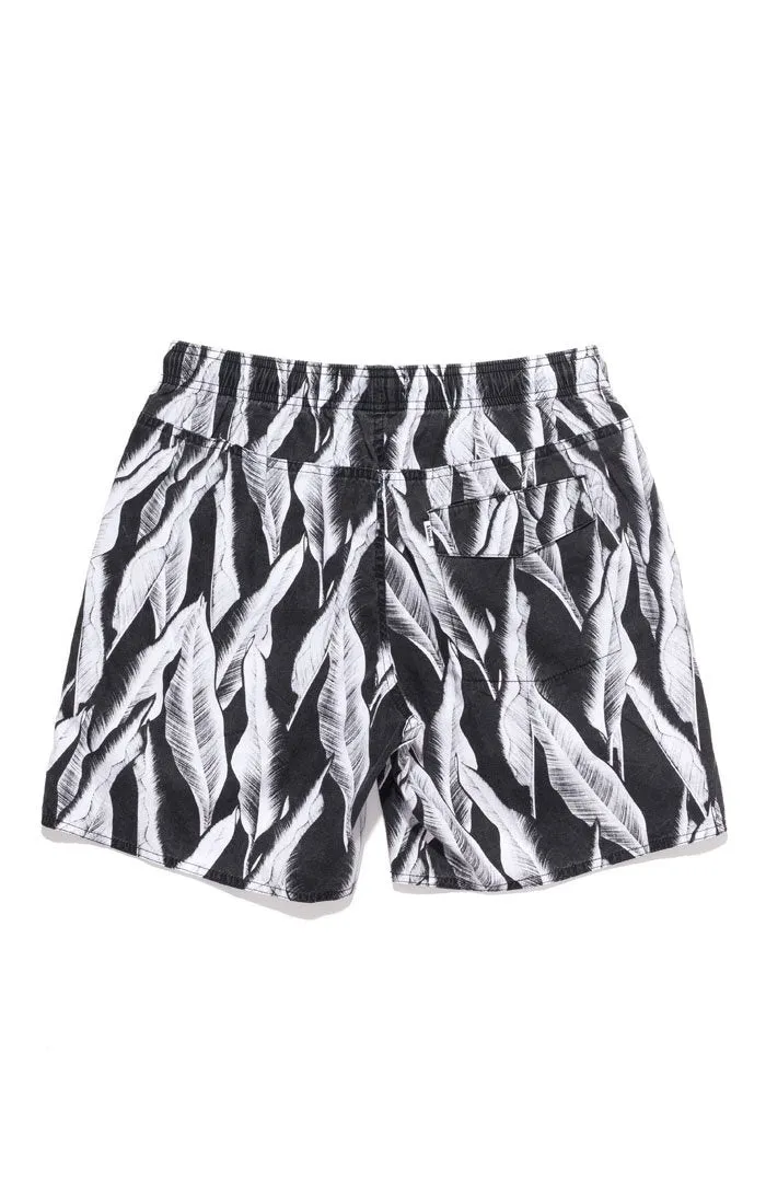 Afends Mens Baywatch Tribal - Elastic Waist Swimshort
