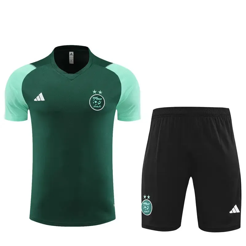 Algerian Short Sleeve Training Suit For Men T-shirt/short