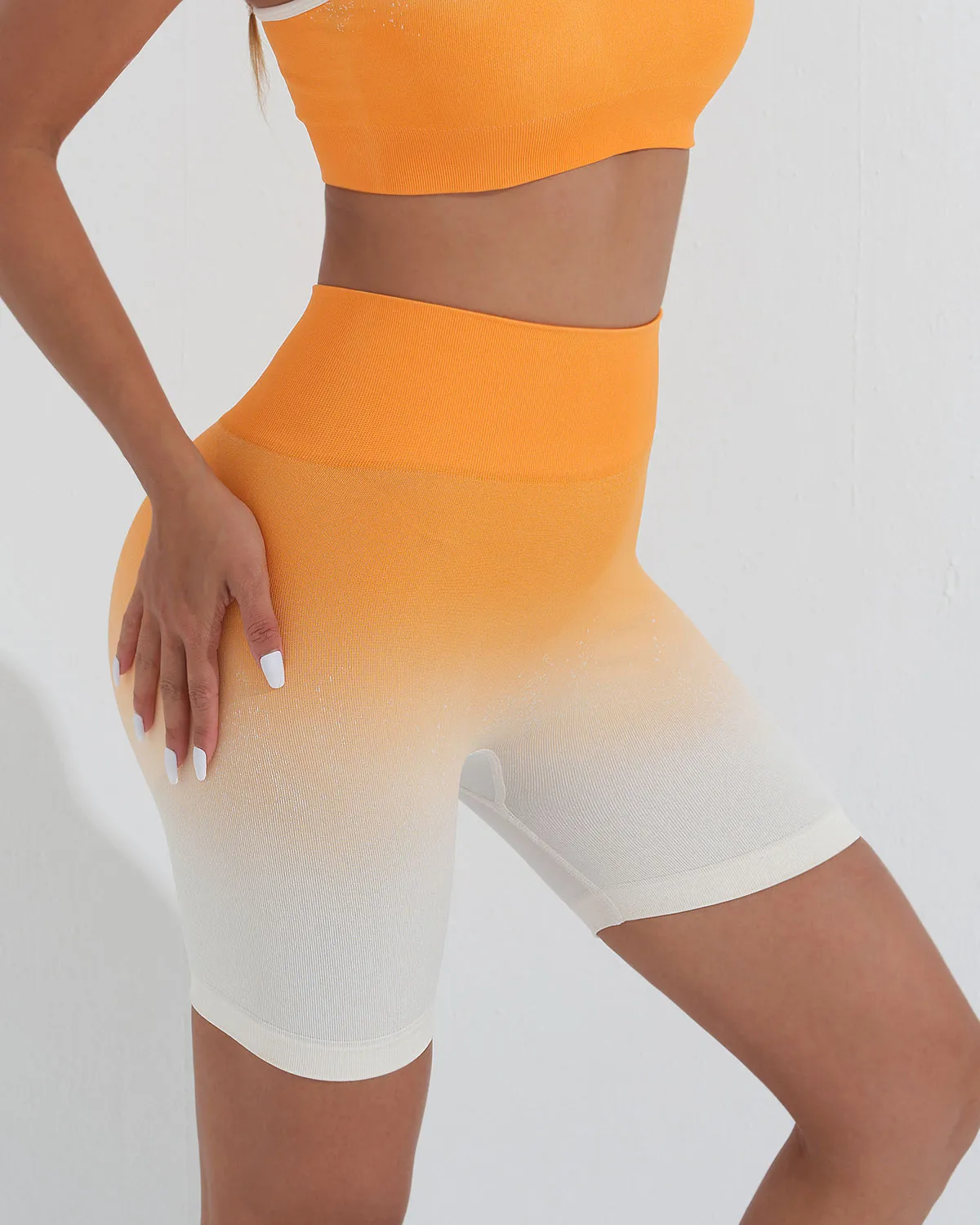 Arabella Seamless Shorts - Orange