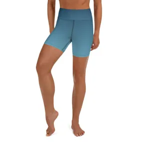 Arctic Sky Ombre High Waist Shorts