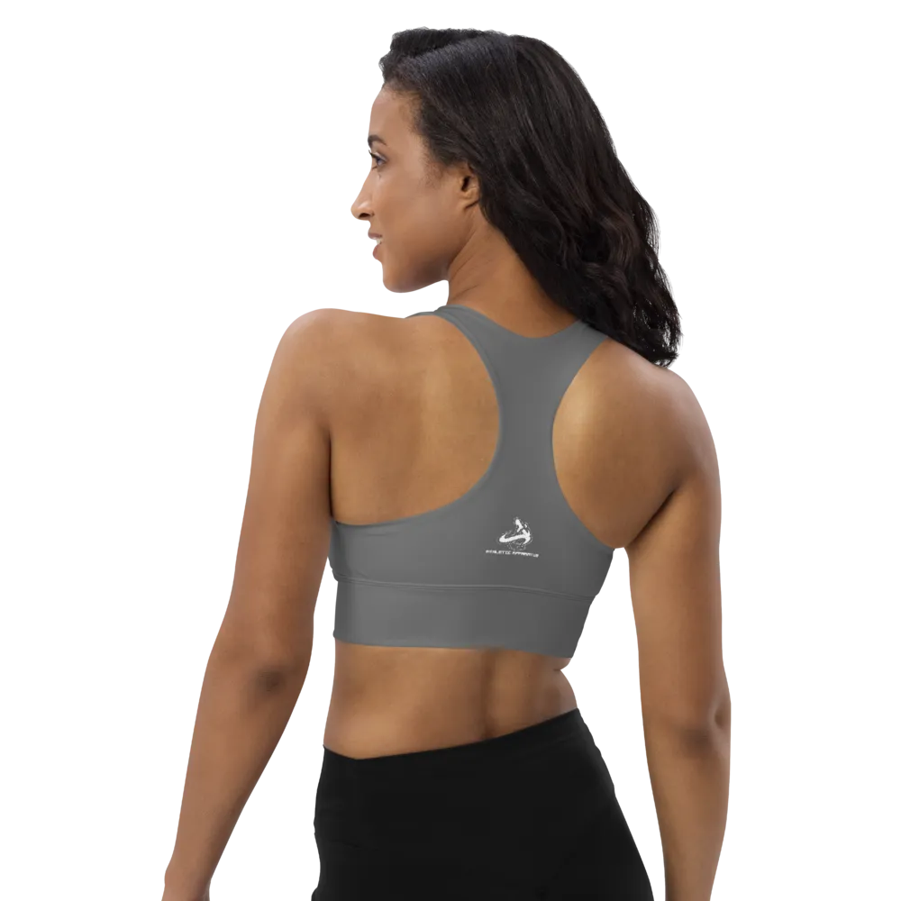 Athletic Apparatus Grey WL Longline sports bra
