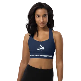 Athletic Apparatus Navy WL Longline sports bra