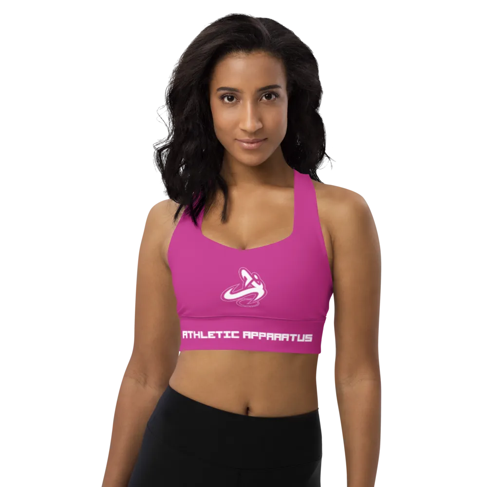 Athletic Apparatus Pink WL Longline sports bra