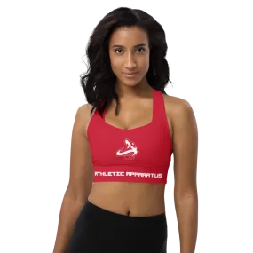 Athletic Apparatus Red WL Longline sports bra