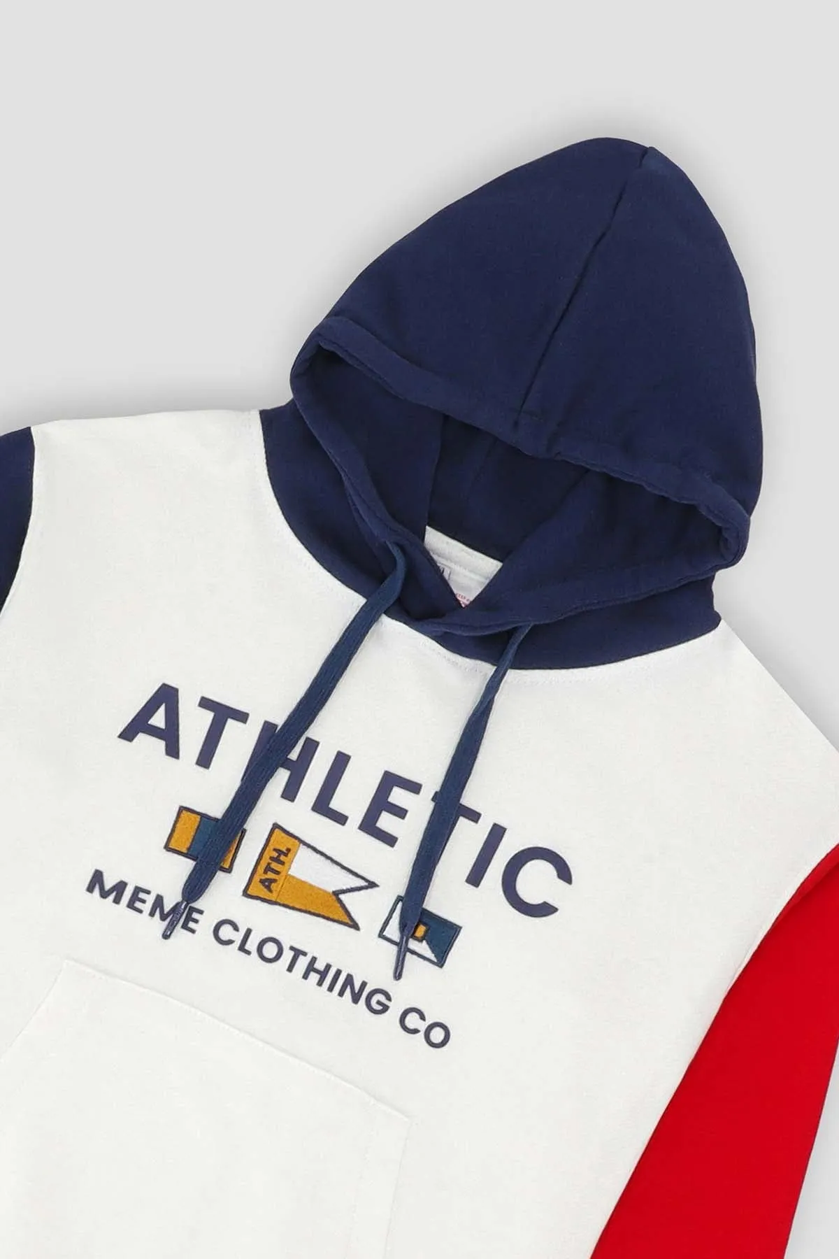 Athletic Hoodie For Boy - White