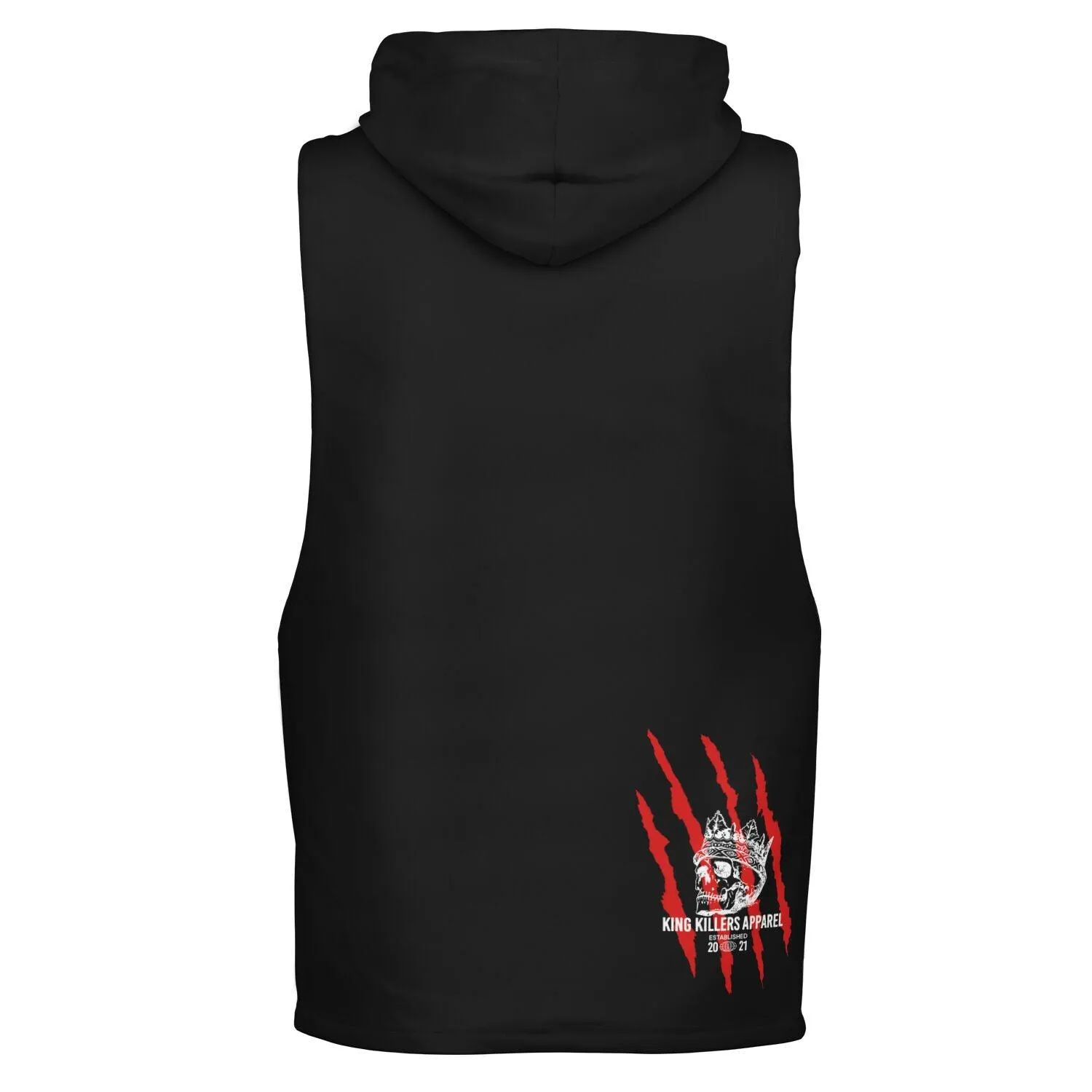 Athletic Sleeveless Hoodie - DAWG FIGHT