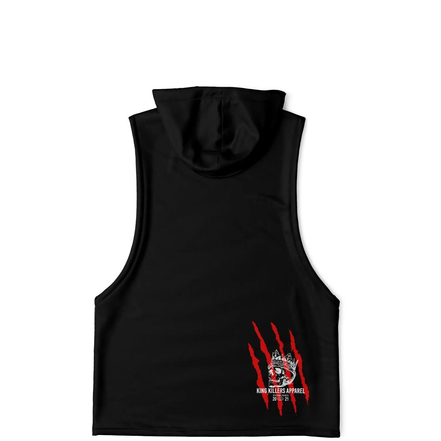 Athletic Sleeveless Hoodie - DAWG FIGHT