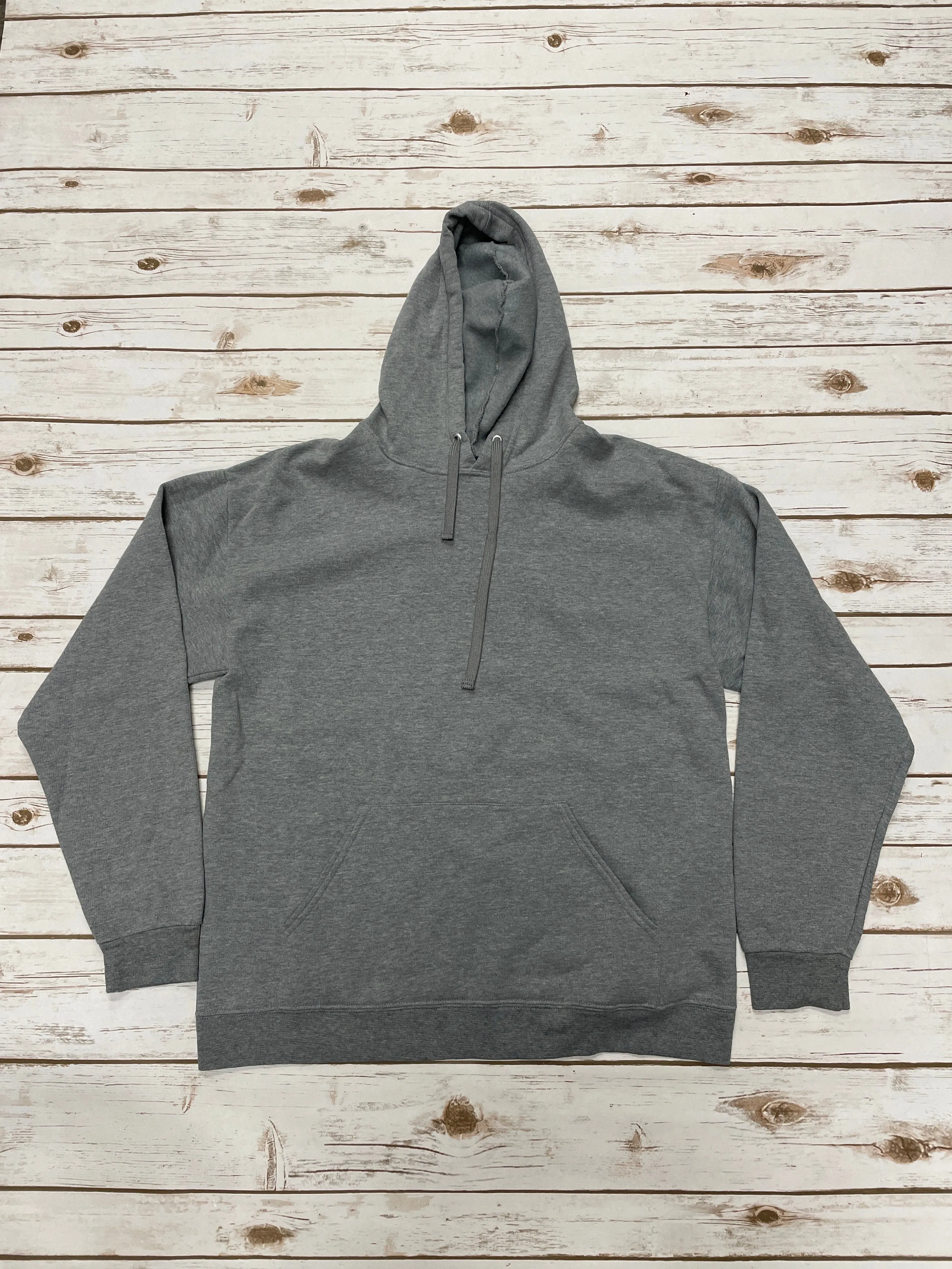 Athletic Sweatshirt Hoodie By Athletic Works In Grey, Size: L