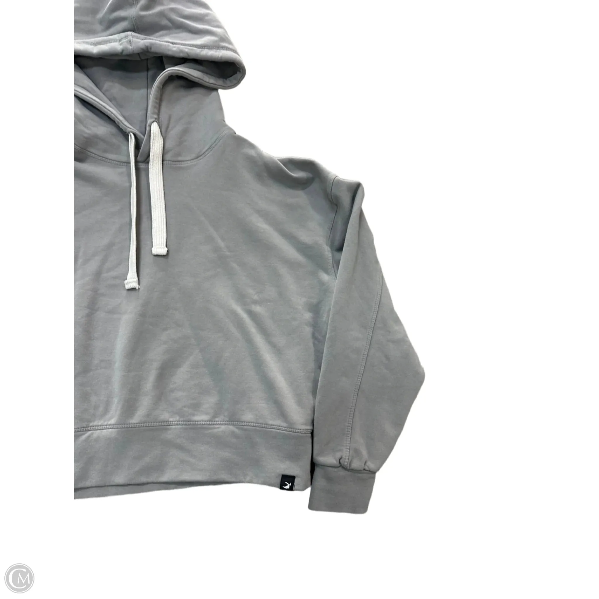 Athletic Sweatshirt Hoodie By Glyder In Grey, Size: S
