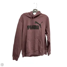 Athletic Sweatshirt Hoodie By Puma In Maroon, Size: Xxl