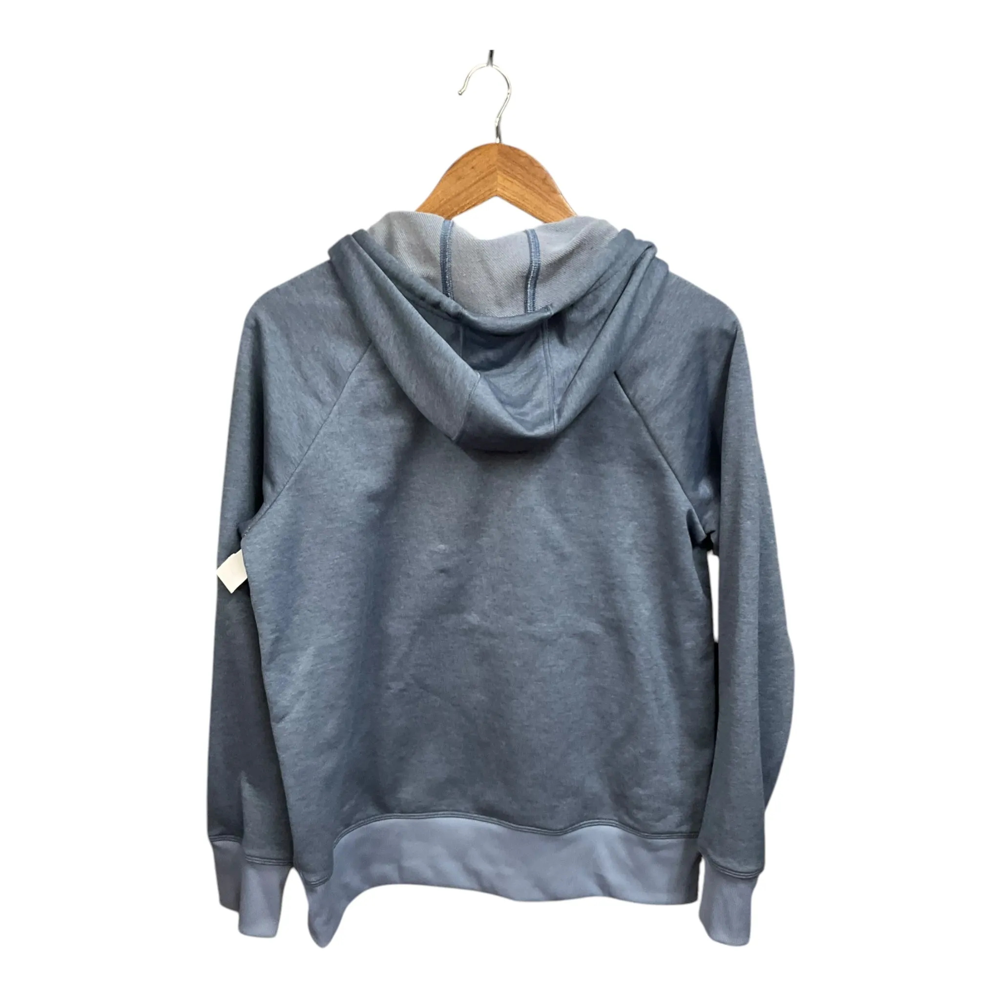 Athletic Sweatshirt Hoodie By Under Armour In Blue, Size: S