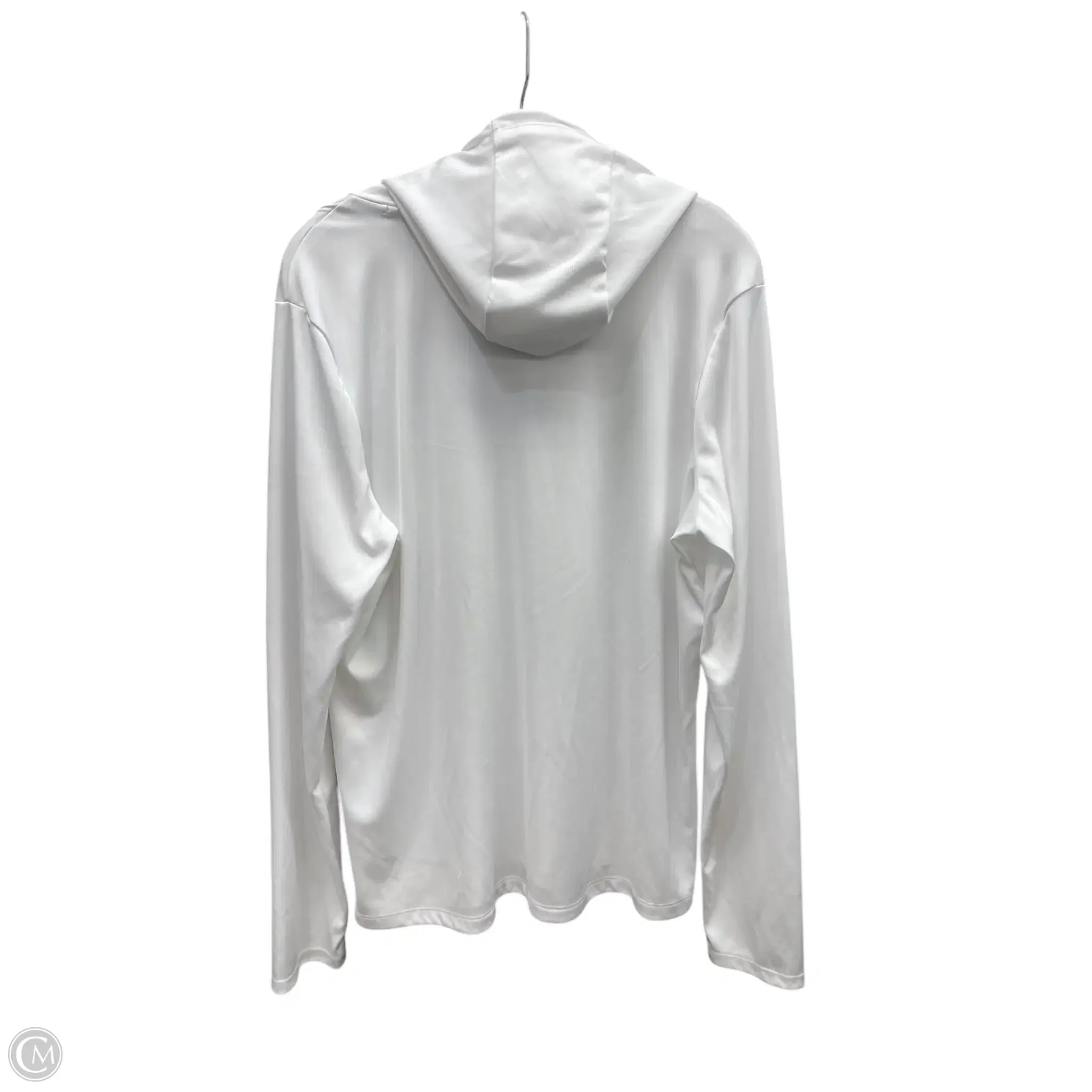 Athletic Sweatshirt Hoodie By Under Armour In White, Size: Xl