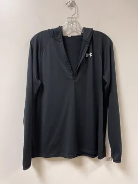 Athletic Top Long Sleeve Hoodie By Under Armour  Size: Xl
