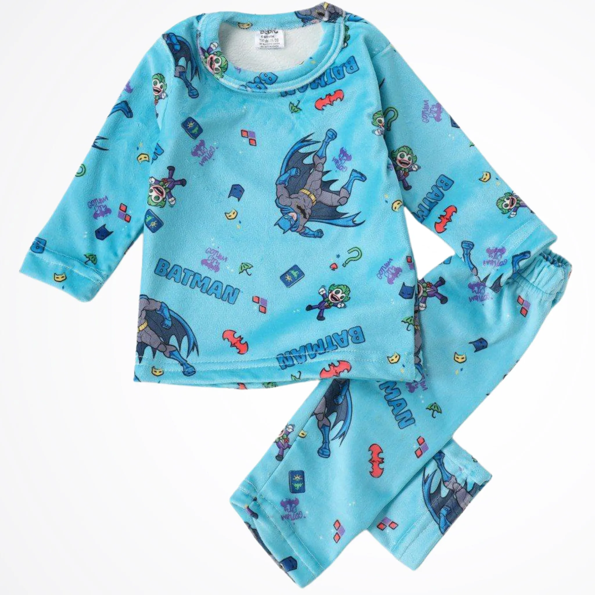 Batman Turquoise Fleece Pyjama Set