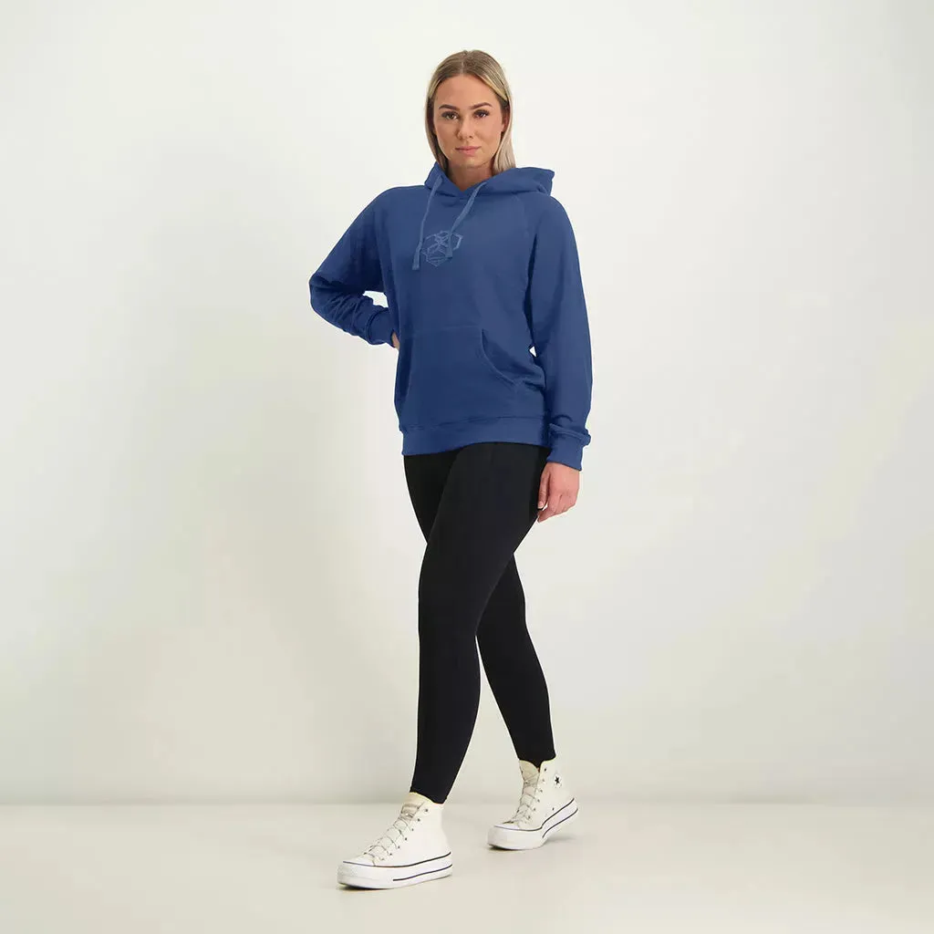Bee Fitted Hoodie - Midnight Blue