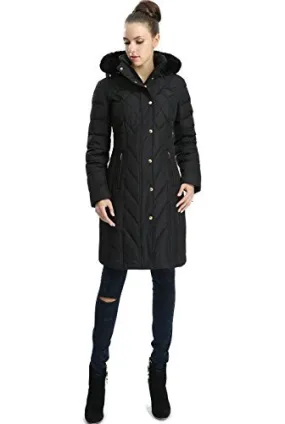 BGSD Women's "Addi" Missy & Plus Size Waterproof Down Parka Coat - Black 2X