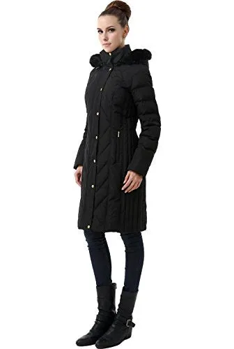 BGSD Women's "Addi" Missy & Plus Size Waterproof Down Parka Coat - Black M
