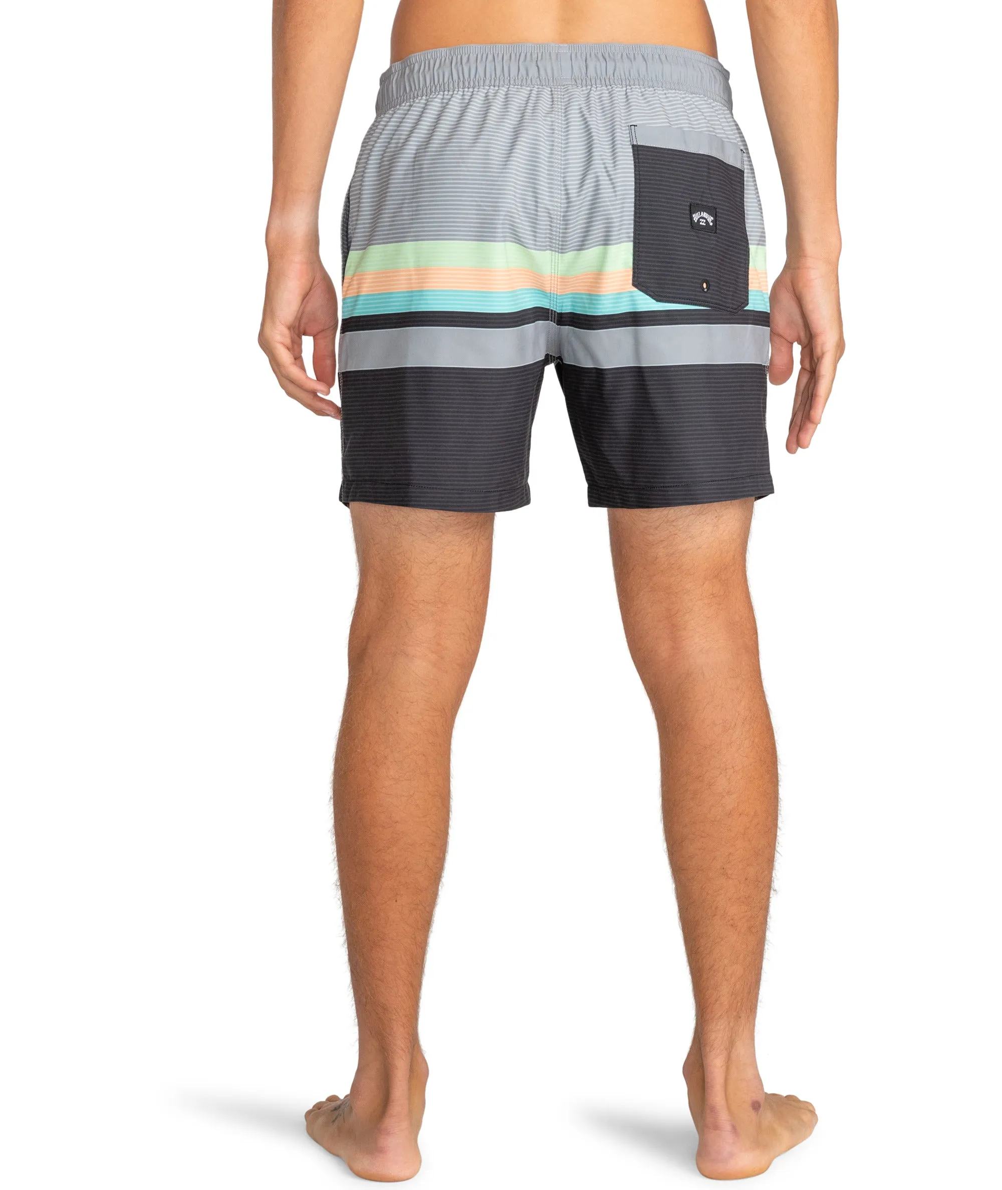 Billabong Mens All Day Stripes 16" Swim Shorts