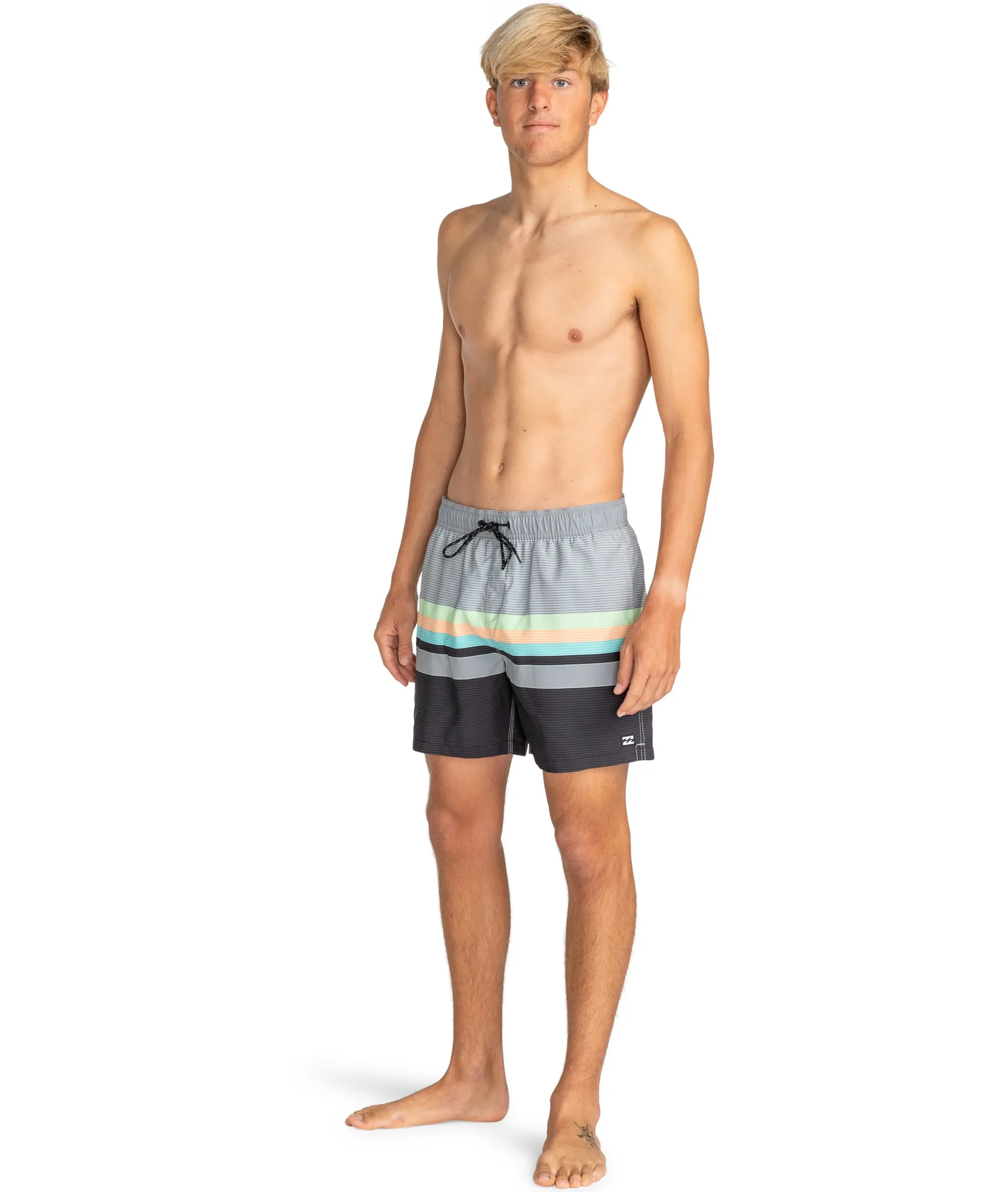 Billabong Mens All Day Stripes 16" Swim Shorts