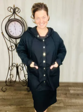 Black Outdoor Denim Jacket