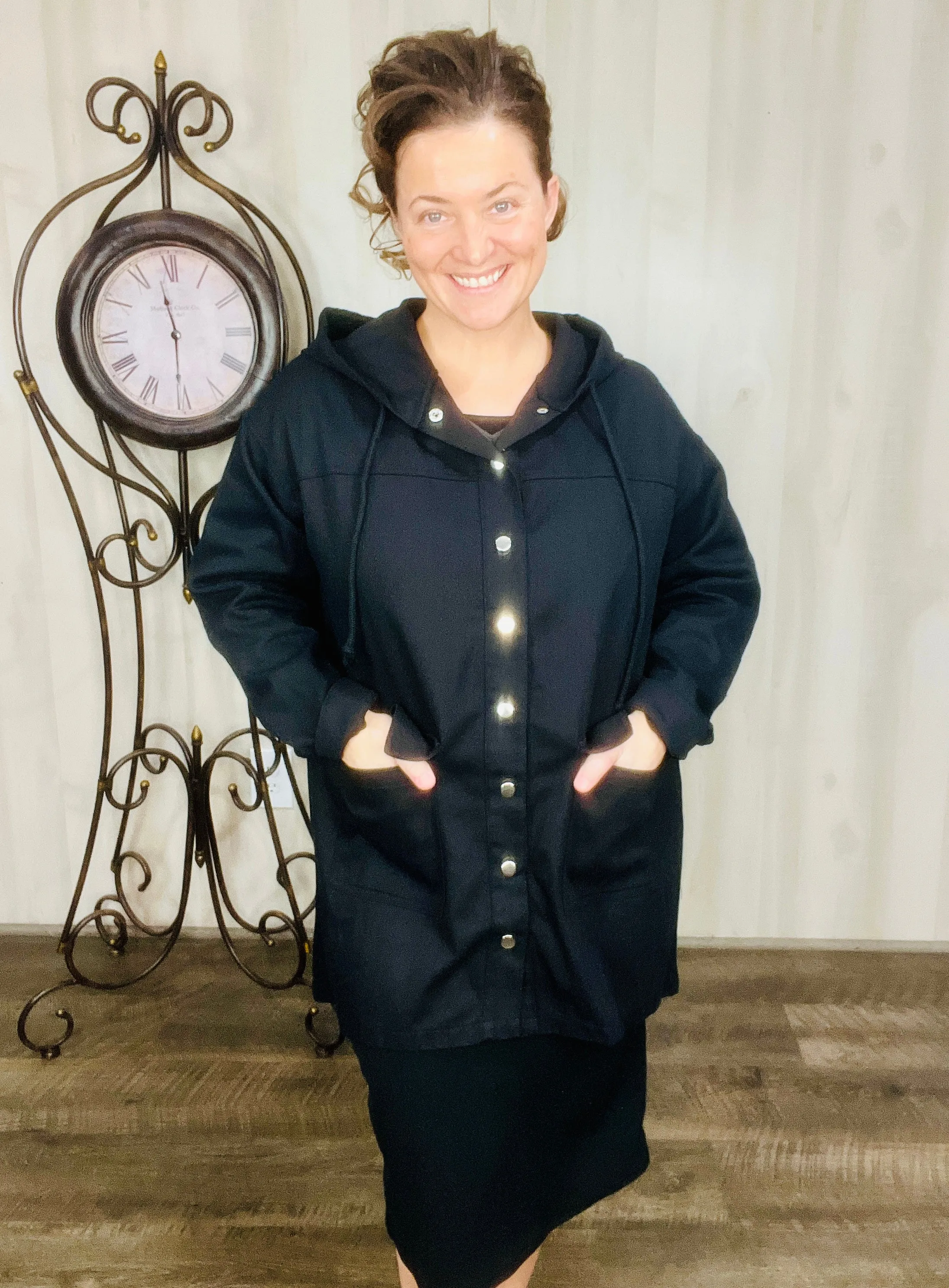 Black Outdoor Denim Jacket