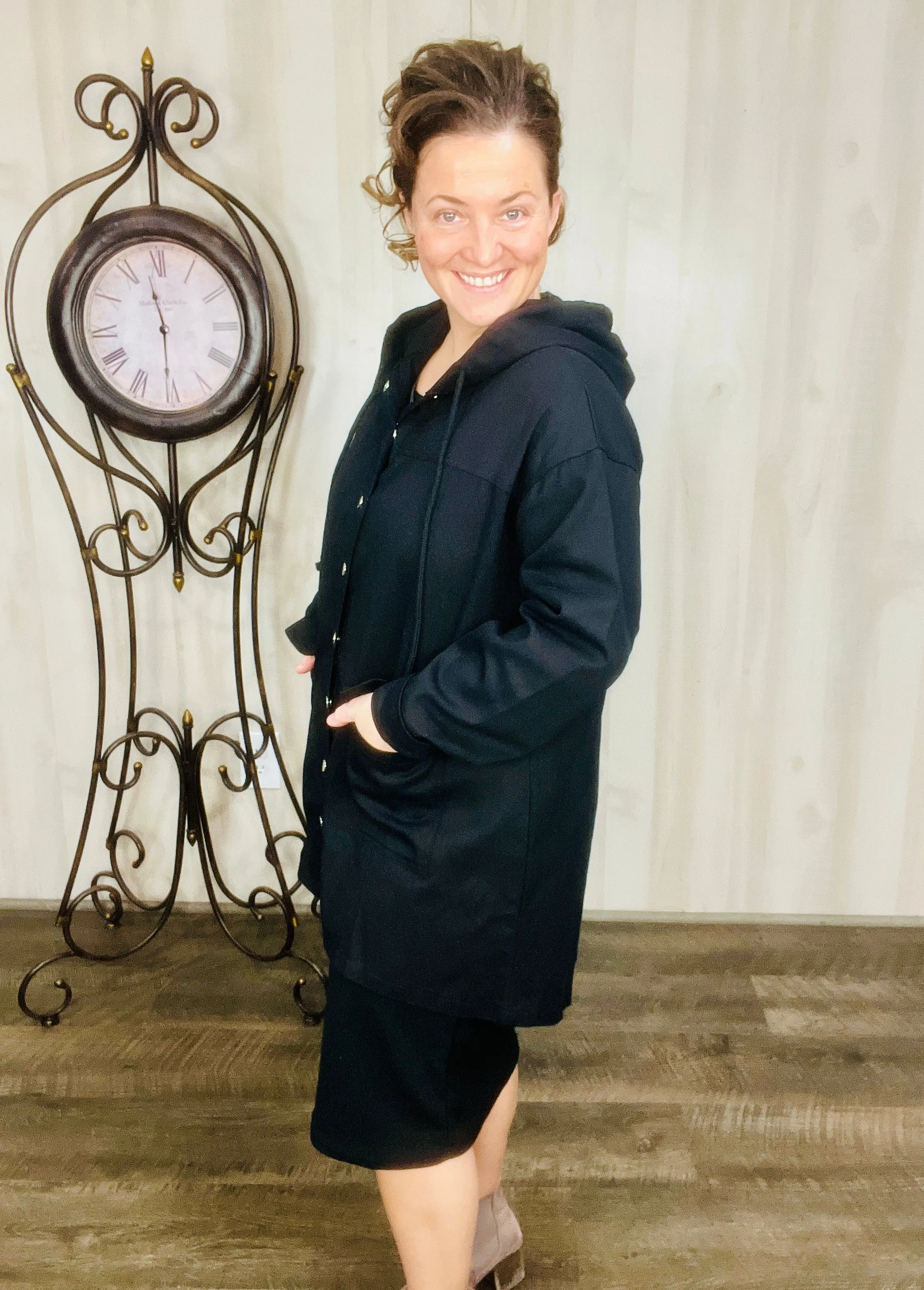 Black Outdoor Denim Jacket