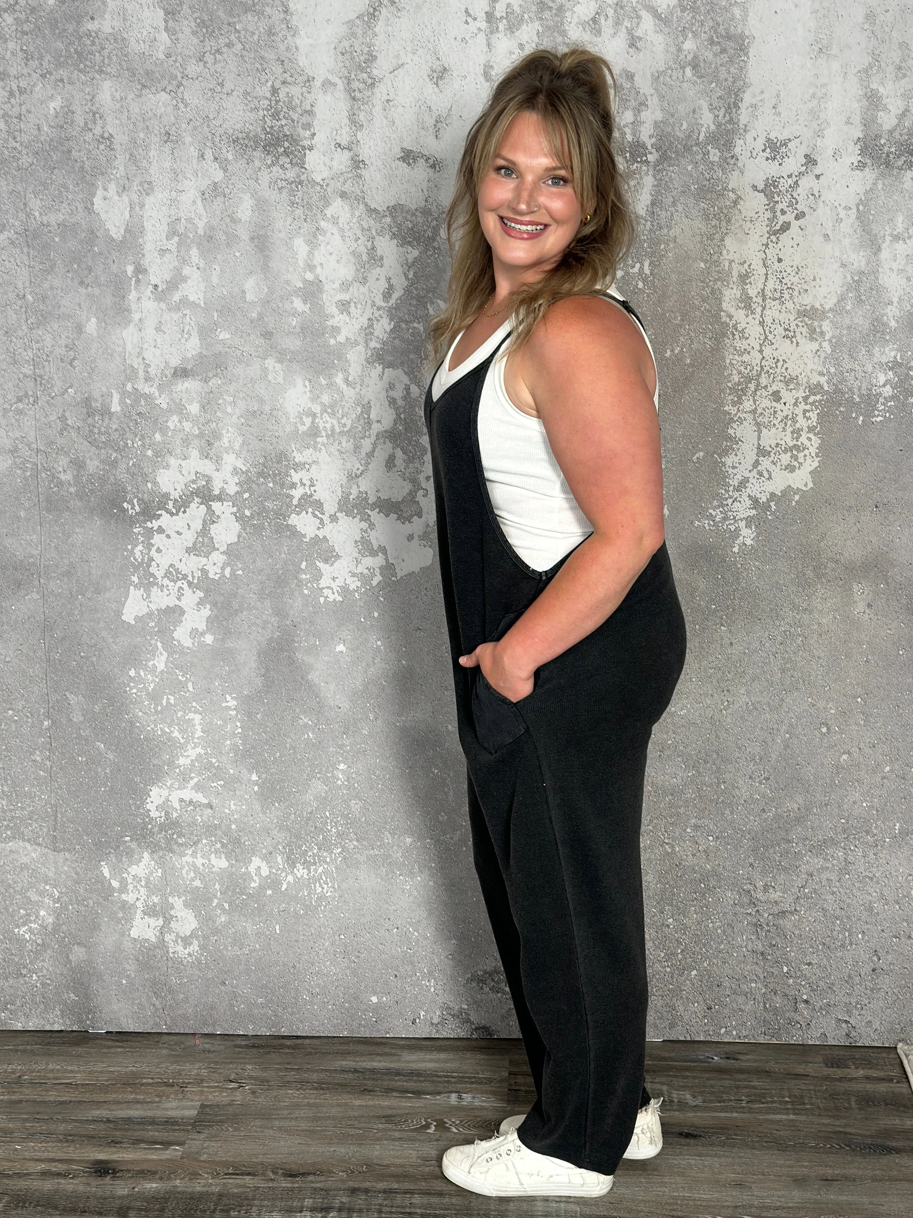 Black Thermal Jumper (Small - 3X)