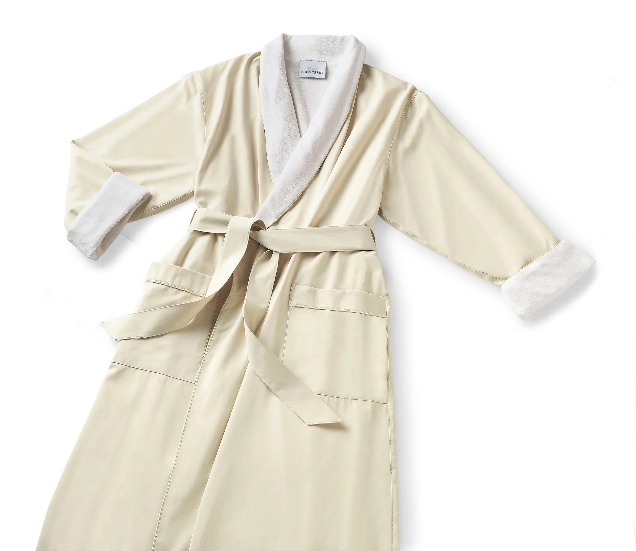 Boca Terry Microfiber Roll Collar Robe