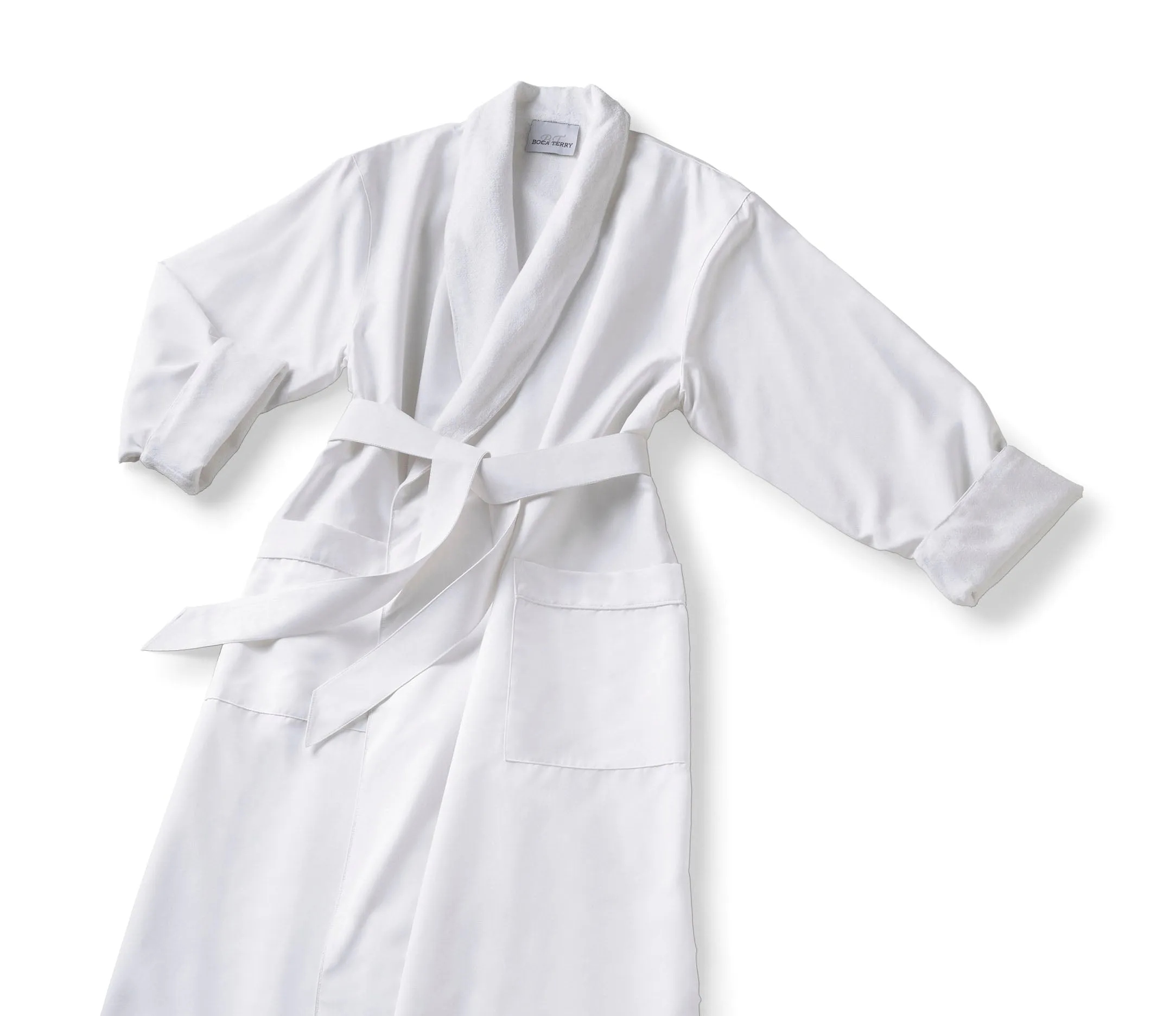 Boca Terry Microfiber Roll Collar Robe