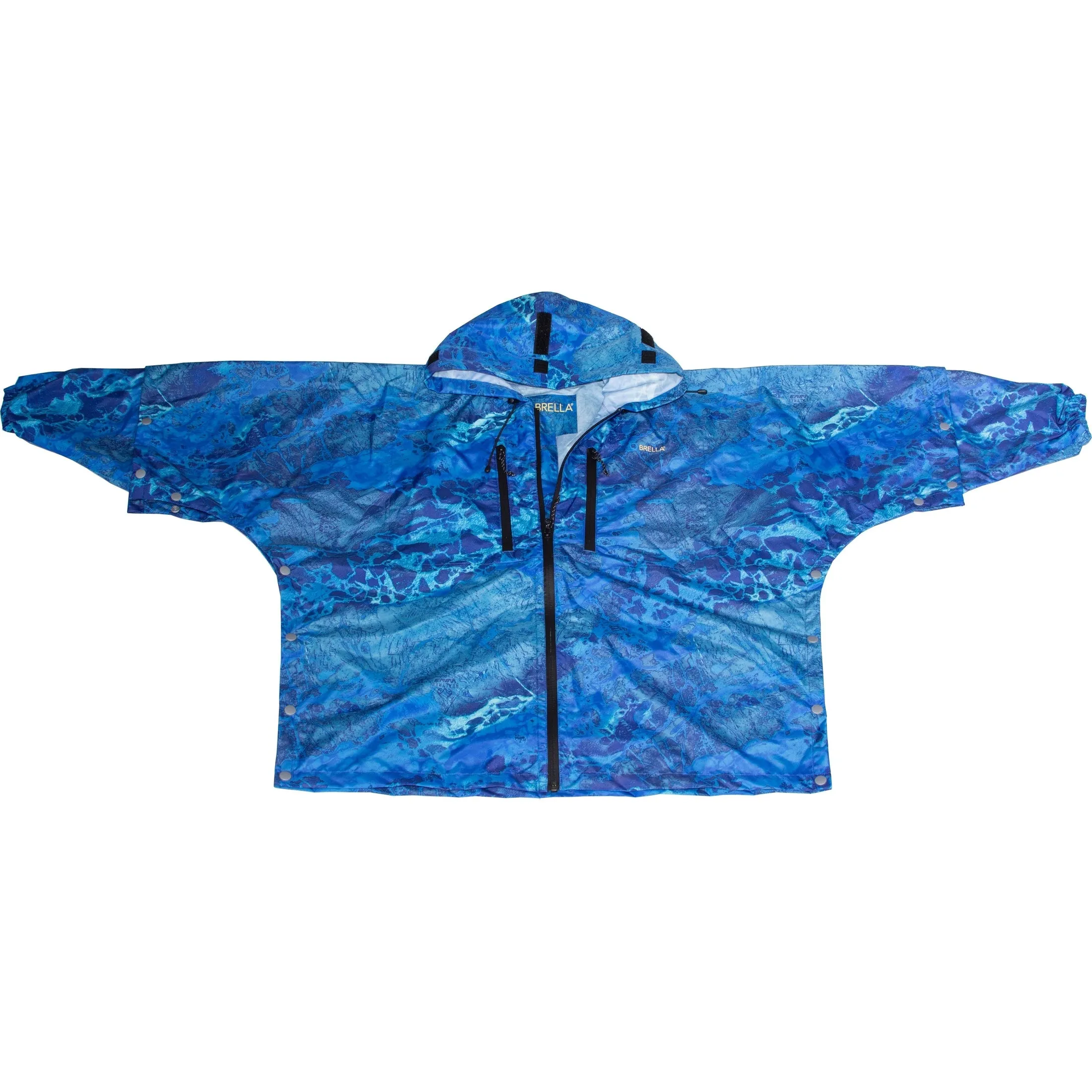 Brella 2015 Blue Unisex Rain Jacket for Youth   Petite