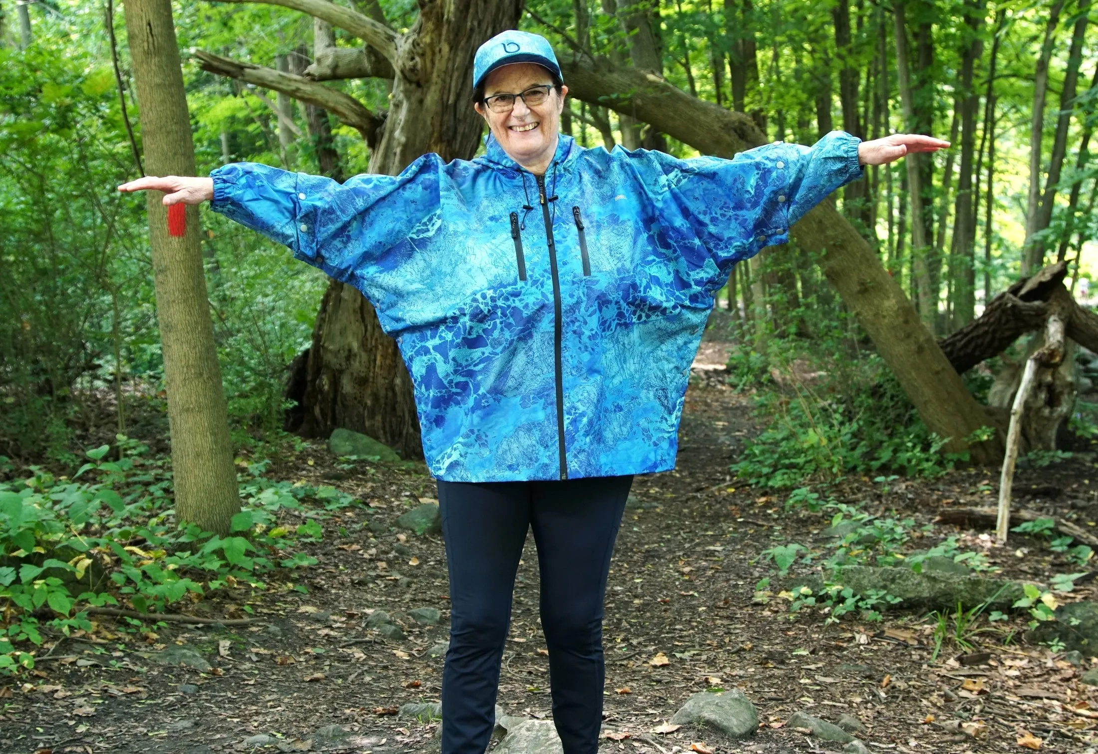 Brella 2015 Blue Unisex Rain Jacket for Youth   Petite