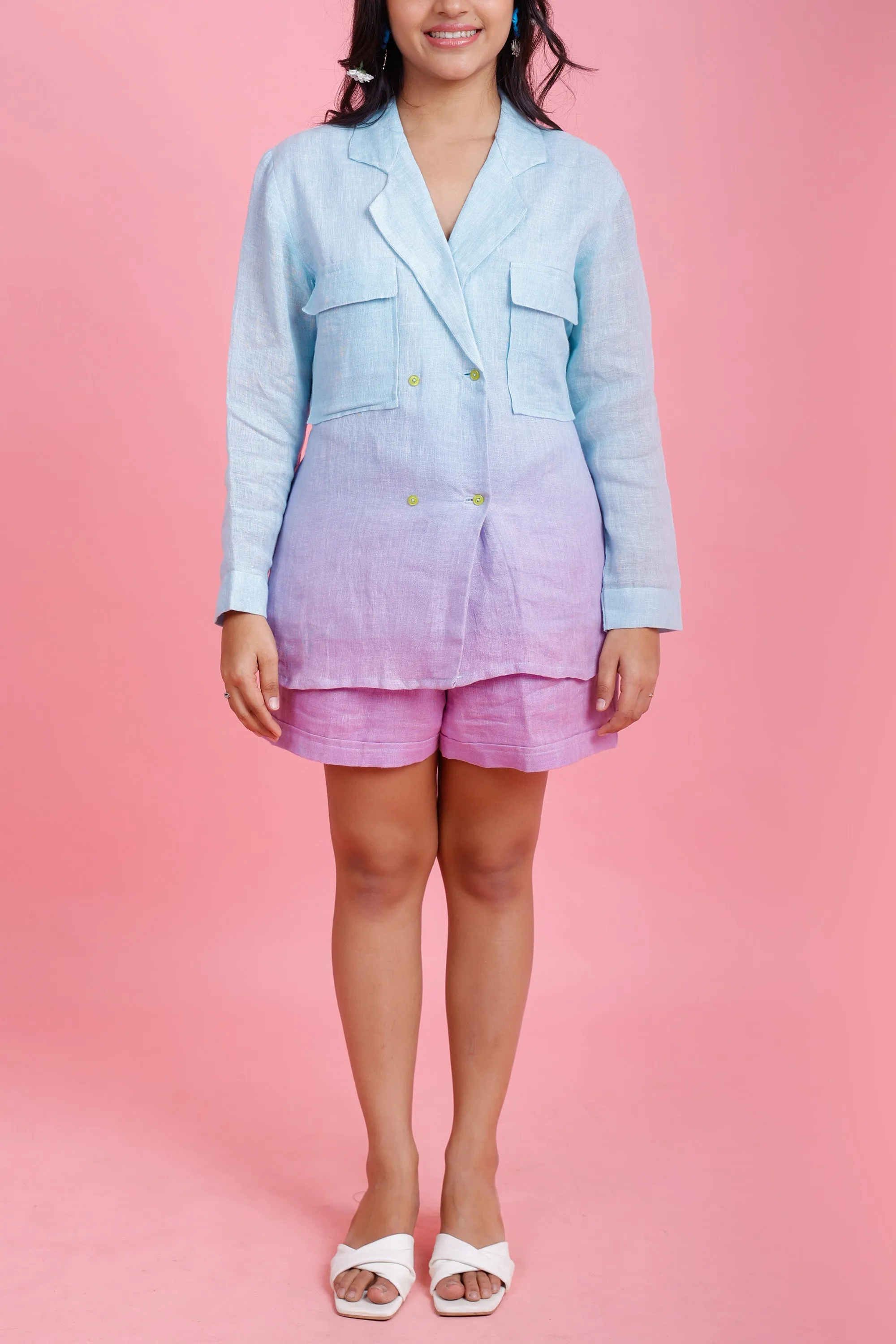 Brizo Blue to Lilac Co-ord Set - Pinash