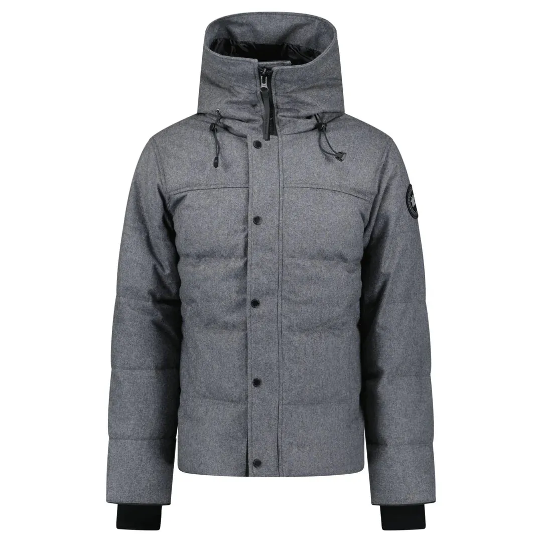 CANADA GOOSE MACMILLAN DOWN PARKA GREY WOOL