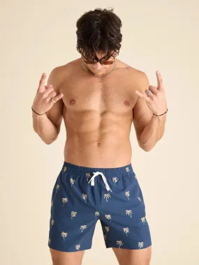 Chubbies Mens The Midnight Palm 5.5" Swim Trunks