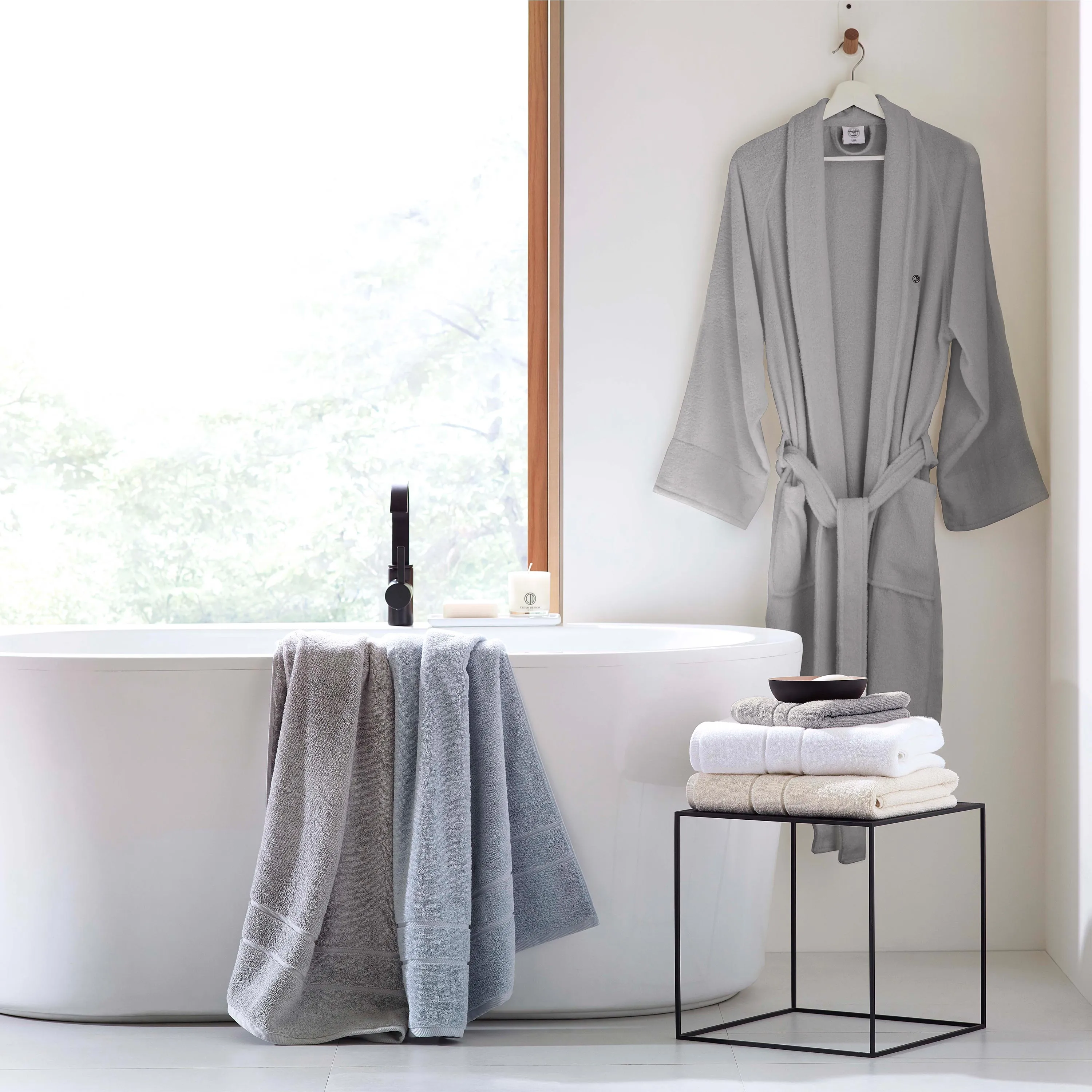 Clean Design Home x Martex Low Lint Terry Bath Robe