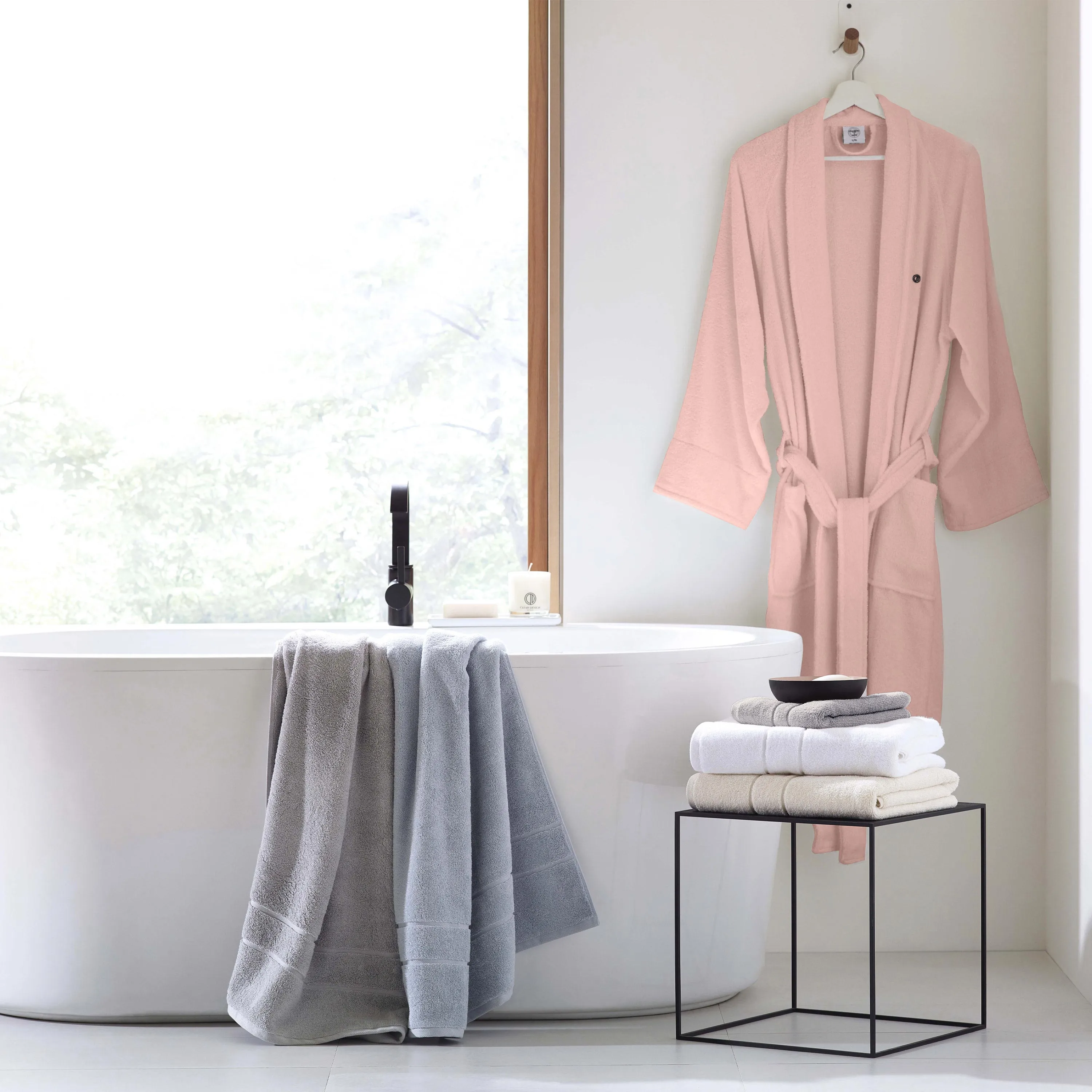 Clean Design Home x Martex Low Lint Terry Bath Robe