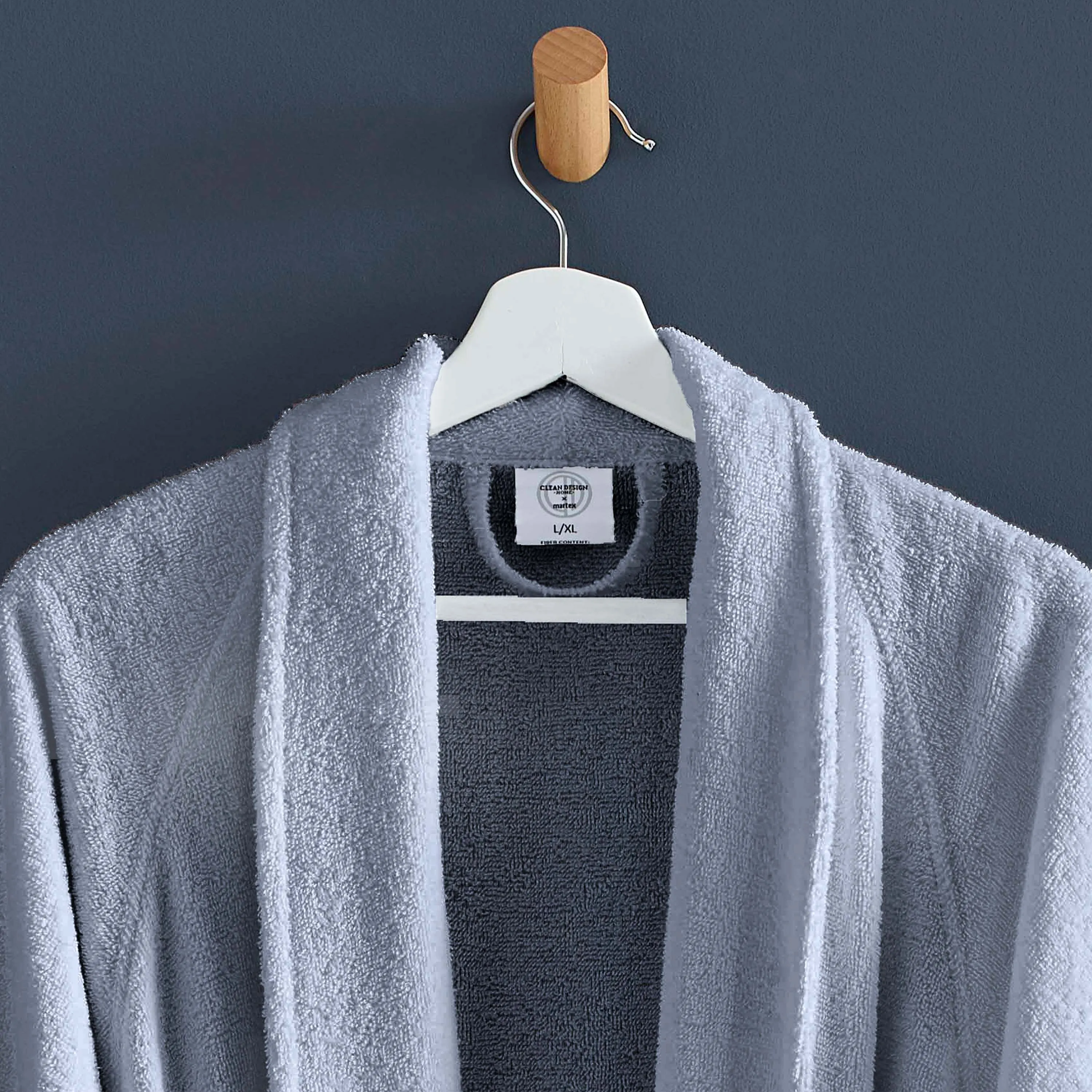 Clean Design Home x Martex Low Lint Terry Bath Robe