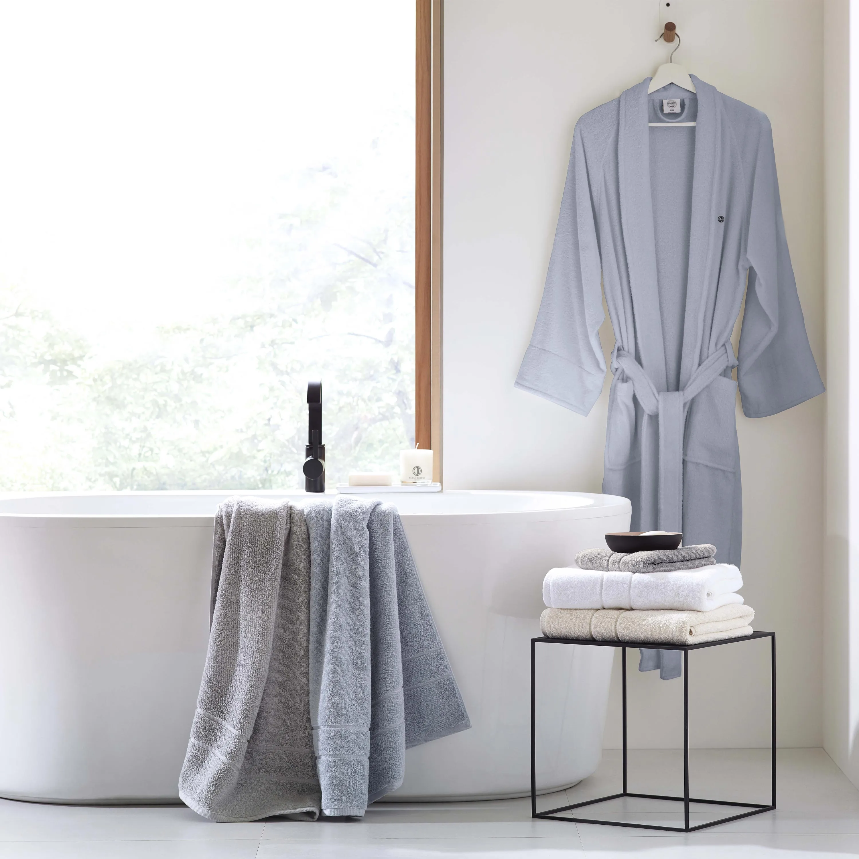Clean Design Home x Martex Low Lint Terry Bath Robe