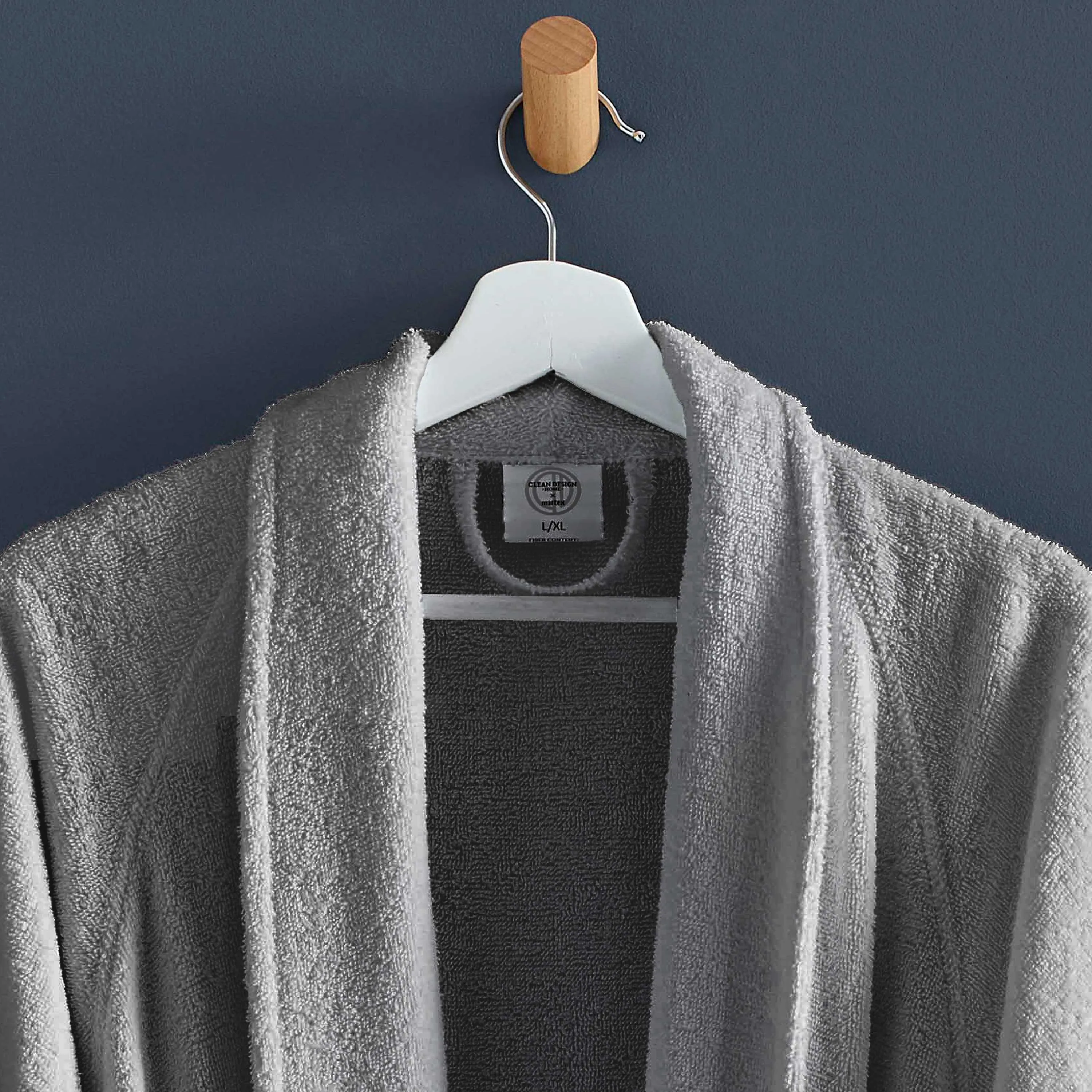 Clean Design Home x Martex Low Lint Terry Bath Robe