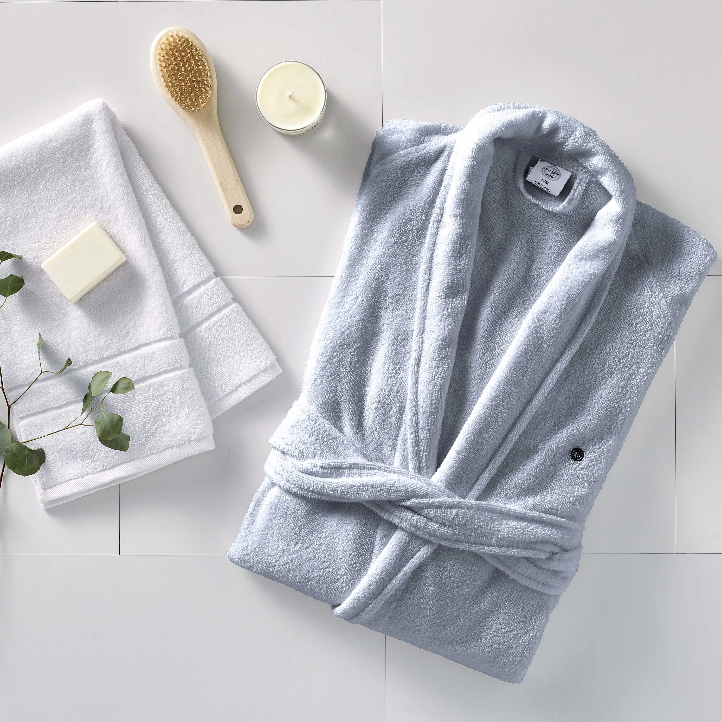 Clean Design Home x Martex Low Lint Terry Bath Robe