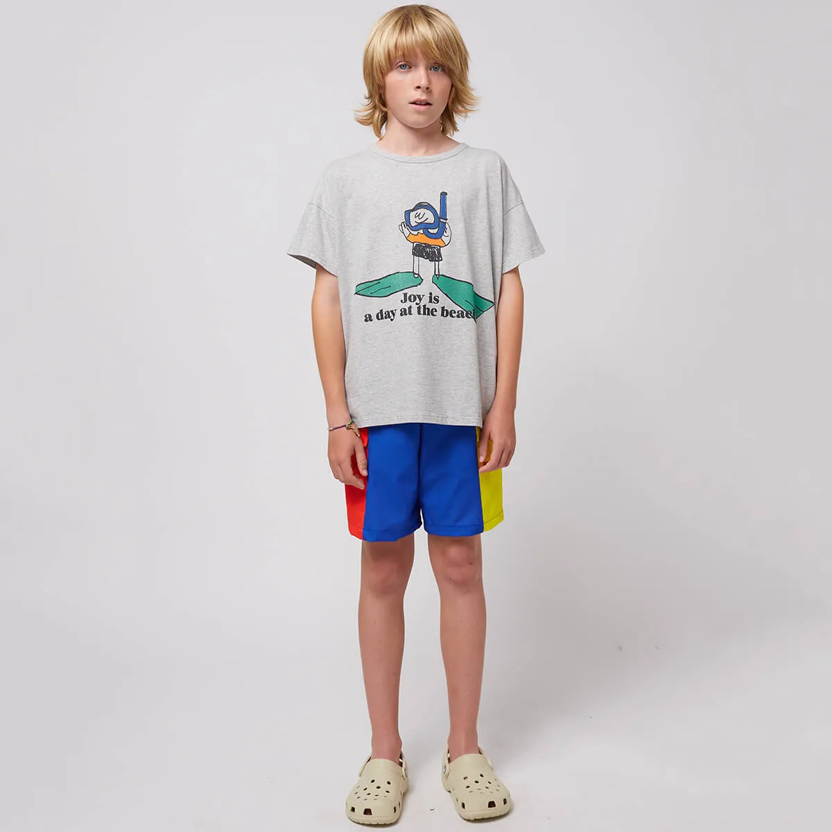 Colour Block Swim Boardshorts by Bobo Choses
