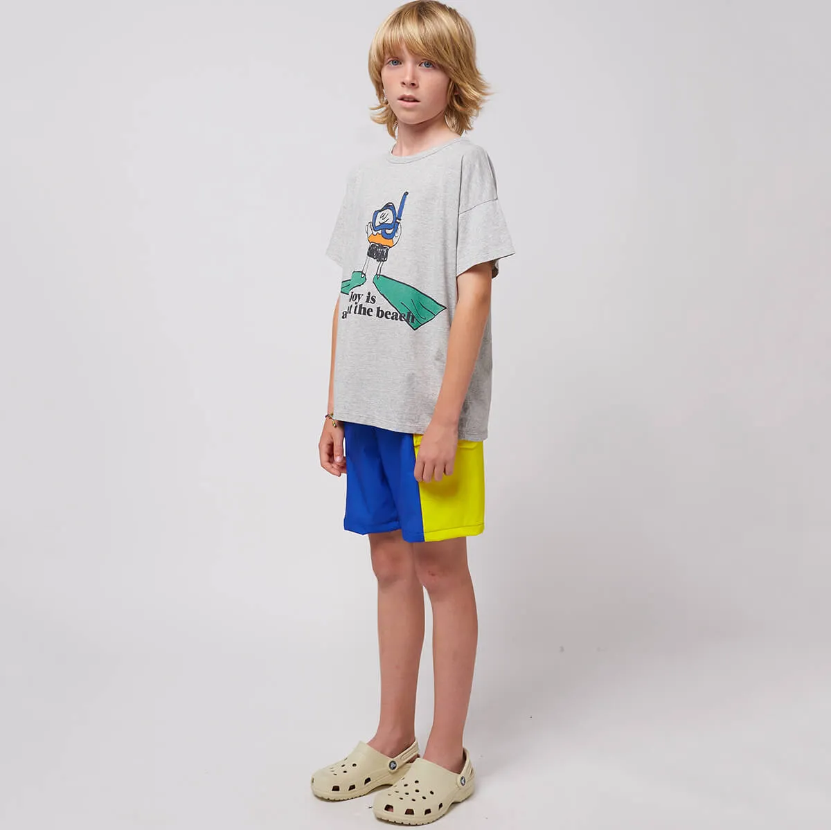 Colour Block Swim Boardshorts by Bobo Choses